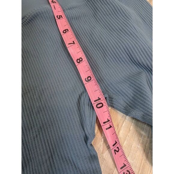 Spiritual Gangster Leggings Women's XS Baby Blue Ribbed - Picture 4 of 8